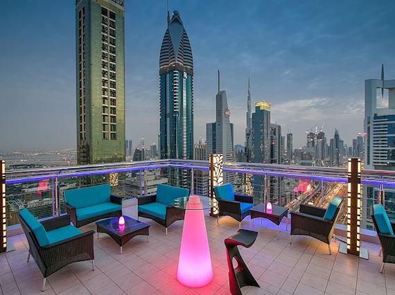 Sheikh Zayed Road by Night